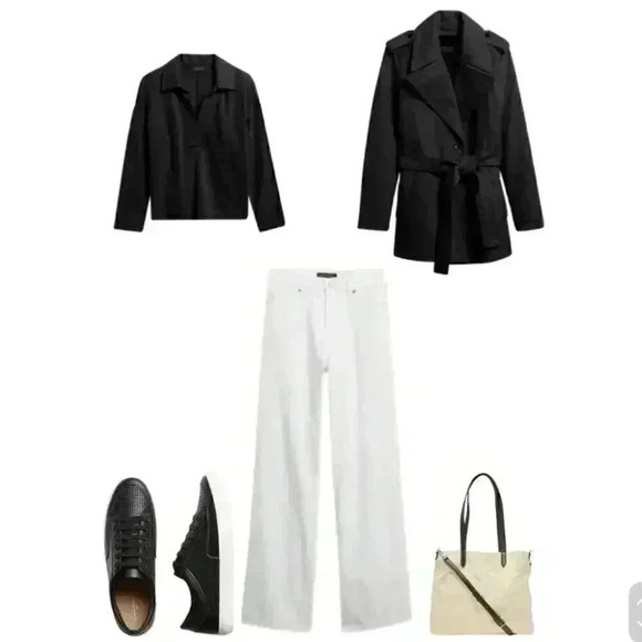 Banana Republic Belted Collar Jacket-Coat - Picture 7 of 16